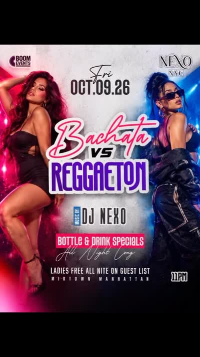MIDTOWN, CHOOSE YOUR SIDE! Bachata vs Reggaeton