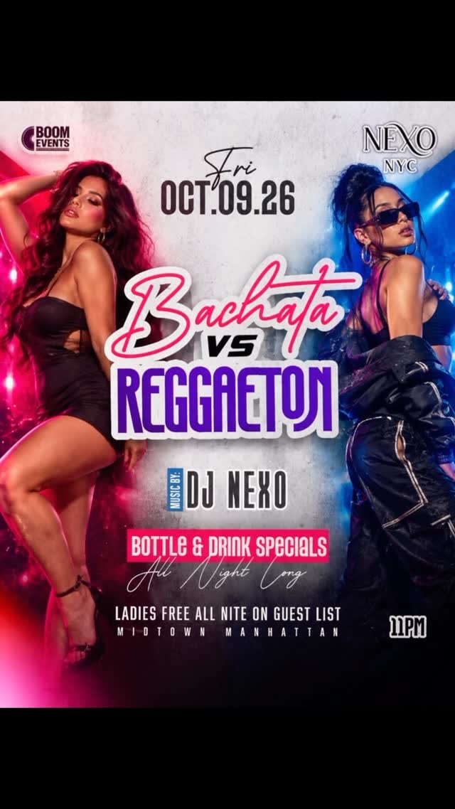 MIDTOWN, CHOOSE YOUR SIDE! Bachata vs Reggaeton