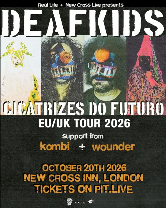 DEAFKIDS CICATRIZES DO FUTURO EU/UK TOUR 2026