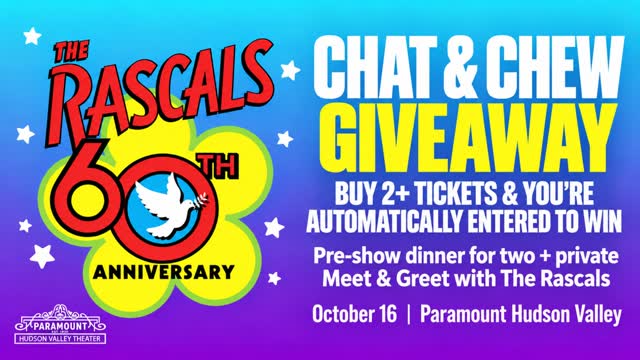 The Rascals Concert & Meet & Greet Giveaway