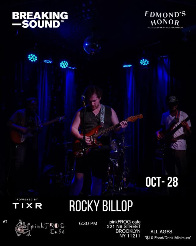 NYC! I’m playing Breaking Sound @pinkfrogcafewilliamsburg on October 28th! Come out to one of my favorites venues for a night of Synth pop and indie music from a selection of upcoming artists throughout NYC 👾⚡️