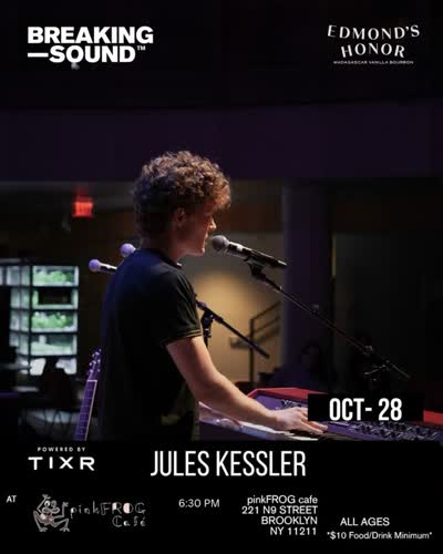 NYC! I’m playing Breaking Sound @pinkfrogcafewilliamsburg on October 28th! Come on out for an intimate showcase of my songs. BROOKLYN BABY!