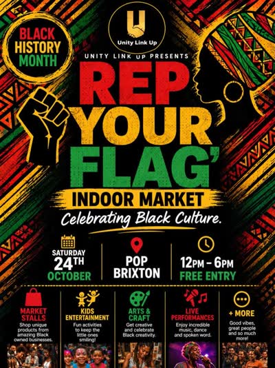 Unity Link Up - REP YOUR FLAG! Black History Month Celebration