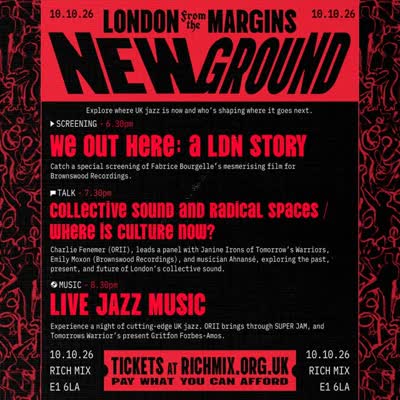 NEW GROUND: UK JAZZ SCHEDULE