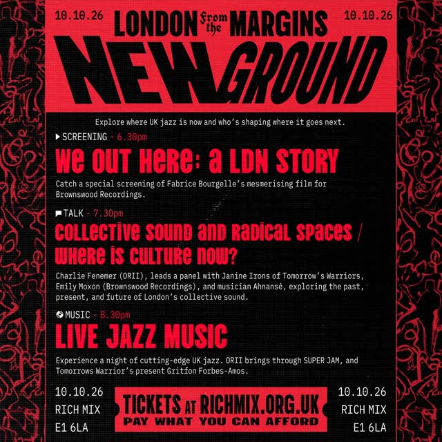 NEW GROUND: UK JAZZ SCHEDULE