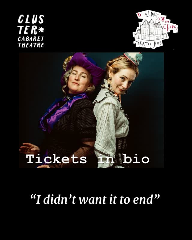Cluster Cabaret returns for one night only on Saturday 17th October to @roseandcrownpub.e17 with our sell out show.