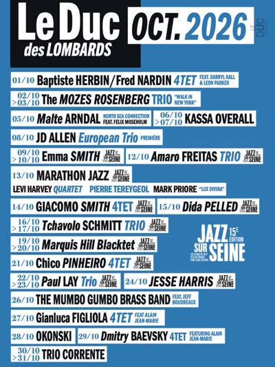 Festival Jazz sur Seine / Le Duc Concerts & Jam Sessions