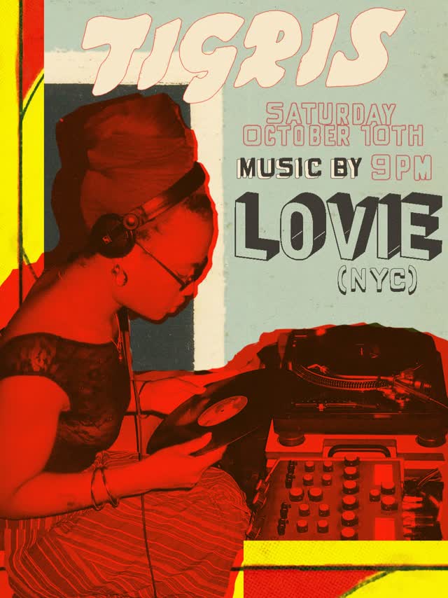SATURDAY OCTOBER 10 - In from NYC, we welcome the incredible @lovie.world to the booth!