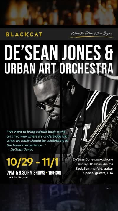 De'Sean Jones & Urban Art Orchestra