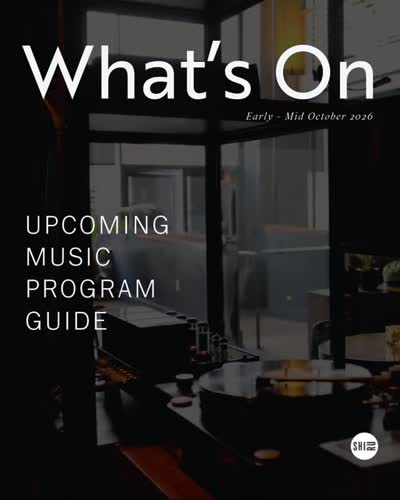 Upcoming Music Programming. Early October 2026.