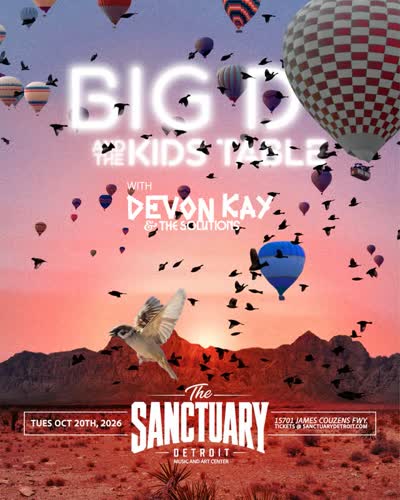 Big D & The Kids Table live in Detroit with special guest Devon Kay & The Solutions !!