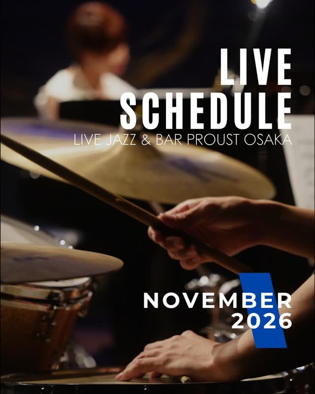 11月のライブスケジュールです!ご予約はウェブサイトから。プロフィールに予約ページへのリンクがあります。 Live schedule of November 2026. You can make a reservation on our website, and the link is in our profile.