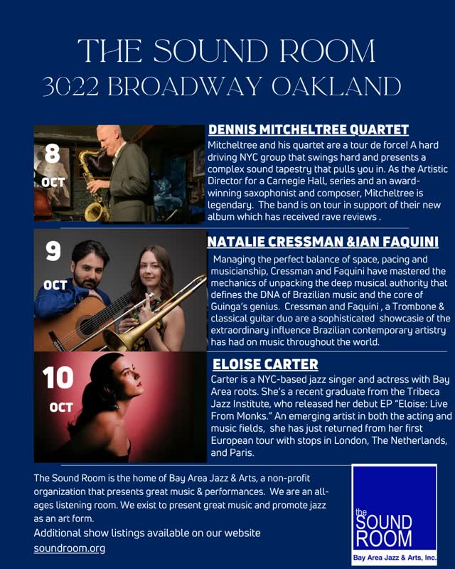 The Sound Room October Performances