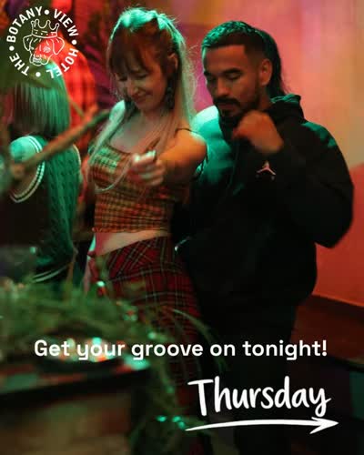 Get your groove on tonight! Thursday