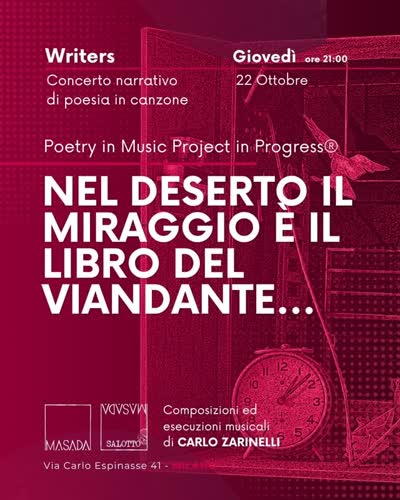 WRITERS - Poetry in Music Project in Progress®