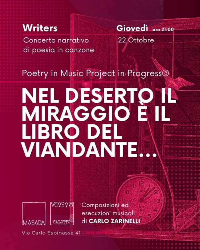 WRITERS - Poetry in Music Project in Progress®