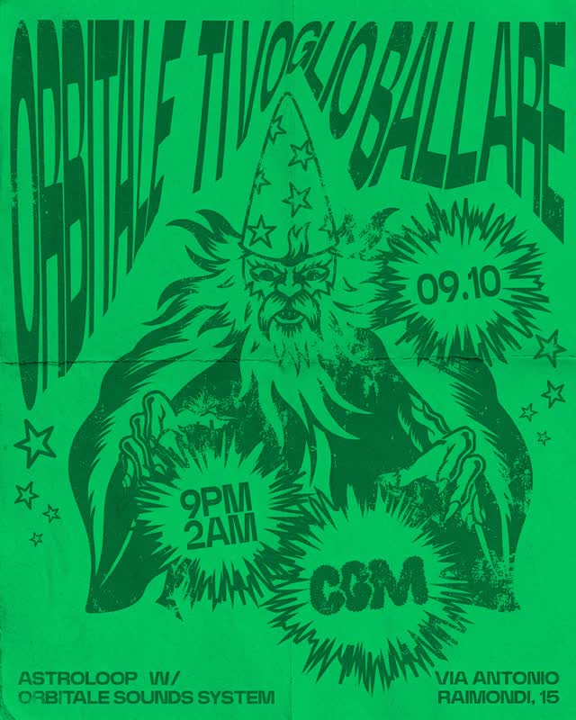 Friday, October 9th, 2026 — Orbitale calls @ti.voglio.ballare