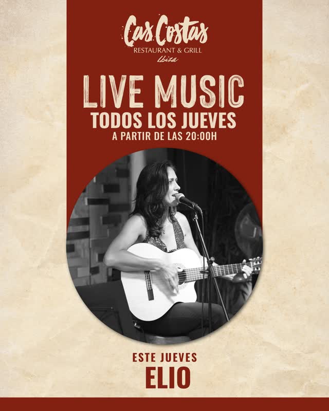 Live Music con elio_alive en Cas Costas
