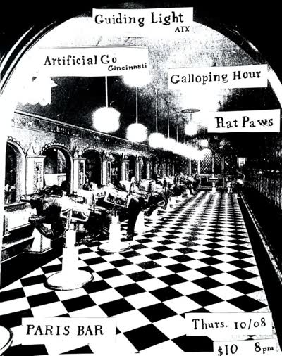 THURSDAY 10/ 8 ⬛ We got a killer weekday art- post punk palooza gig geared up for you here at Paris Bar, Detroit!