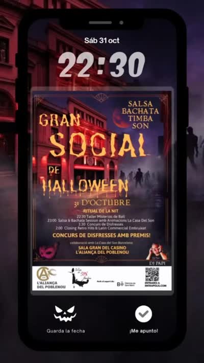 La fiesta social de Halloween más cañera de la ciudad