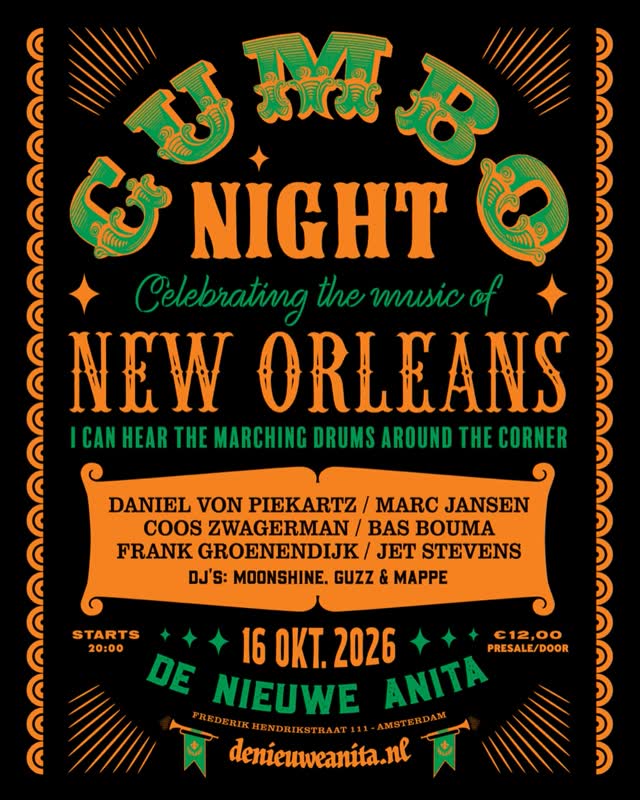 Gumbo Night at De Nieuwe Anita