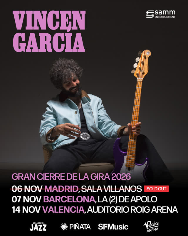 Vincen García cierra gira con una banda de lujo y cuatro invitados especiales