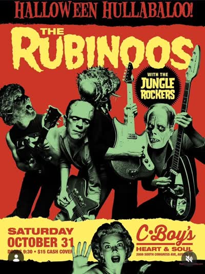Halloween Hullabaloo! The Rubinoos with The Jungle Rockers