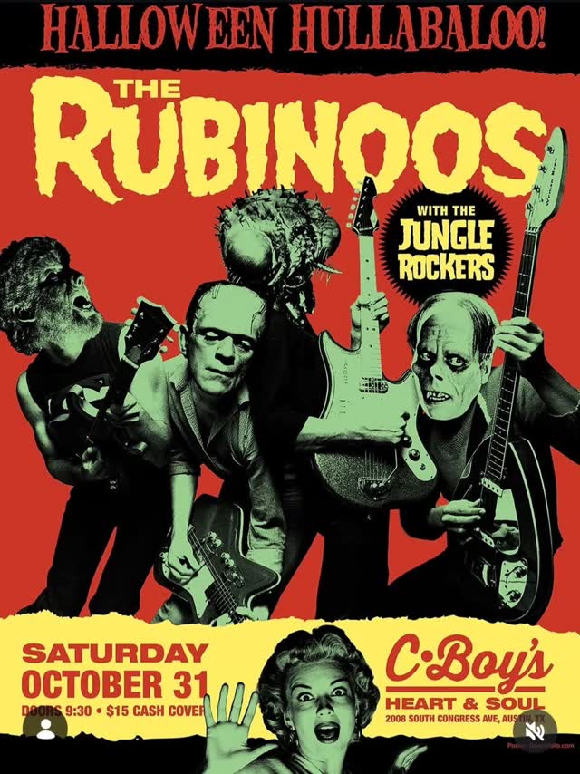 Halloween Hullabaloo! The Rubinoos with The Jungle Rockers