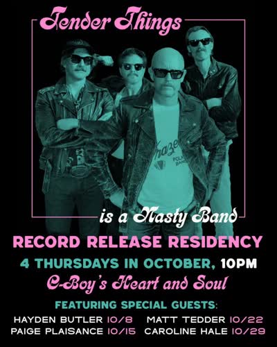 Tender Things Record Release Residency