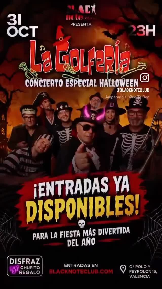 HALLOWEEN SE VA DE FIESTA CON LA GOLFERÍA