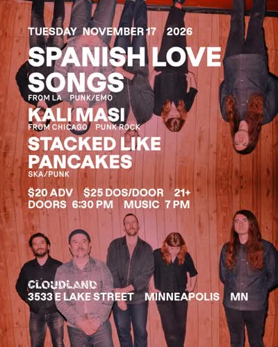 Spanish Love Songs, Kali Masi, Stacked Like Pancakes