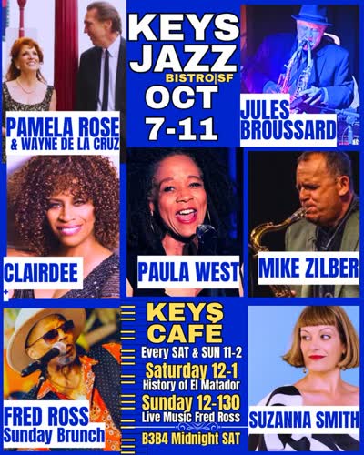 PAULA, CLAIRDEE & ROSS: Jazz Legends in the heart of North Beach!