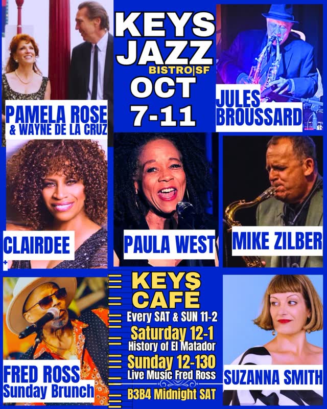 PAULA, CLAIRDEE & ROSS: Jazz Legends in the heart of North Beach!