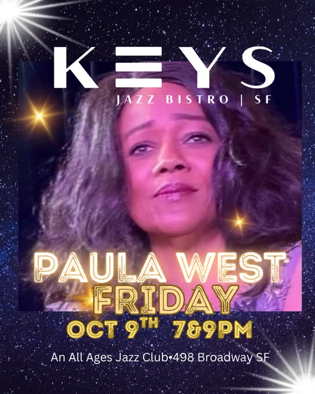 The Great PAULA WEST returns to Keys Jazz Bistro