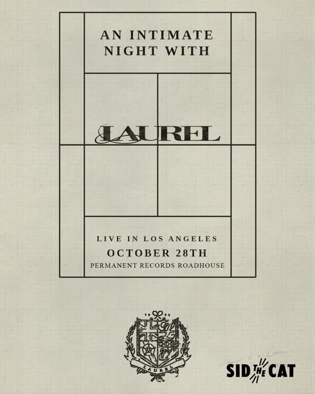 Chase you like a summer breeze 🌴 a change is gonna come, and @classiclaurel will usher it in 🌊 during a very intimate evening at @permanentrecordsroadhouse on Oct. 28th 🌙 tickets on-sale *tomorrow* at 10am 🕙