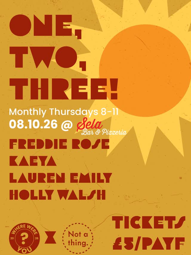 Our evening of solos, duos & trios