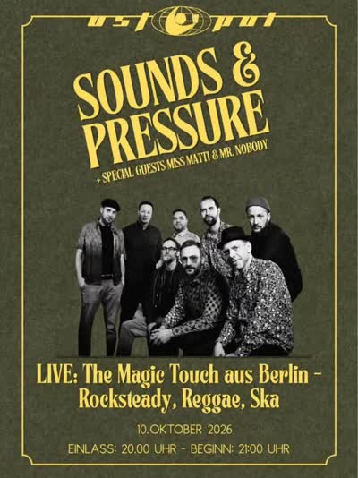 SOUNDS & PRESSURE LIVE: The Magic Touch aus Berlin