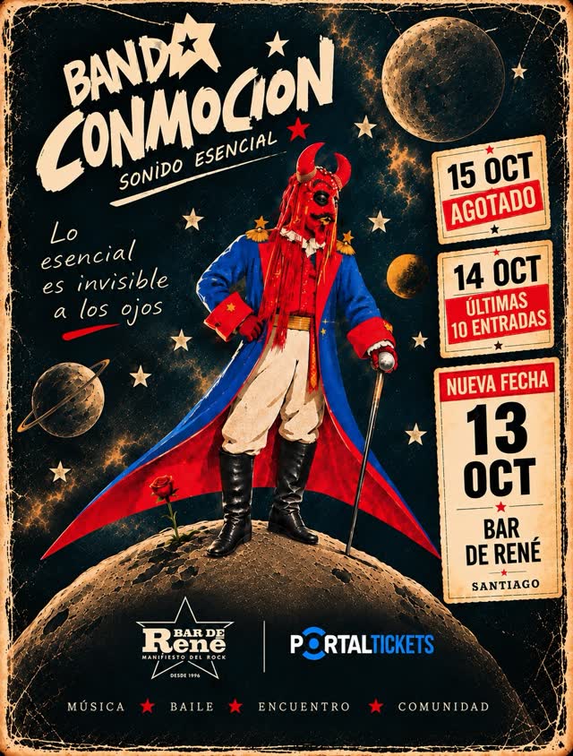 ¡ABRIMOS NUEVA FECHA! - Banda Conmoción