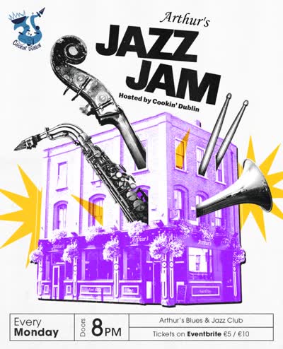 The Jam is on Monday 12th - Dublin Jazz Jam Session