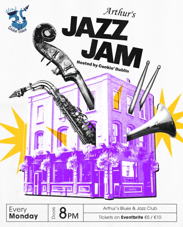 The Jam is on Monday 12th - Dublin Jazz Jam Session