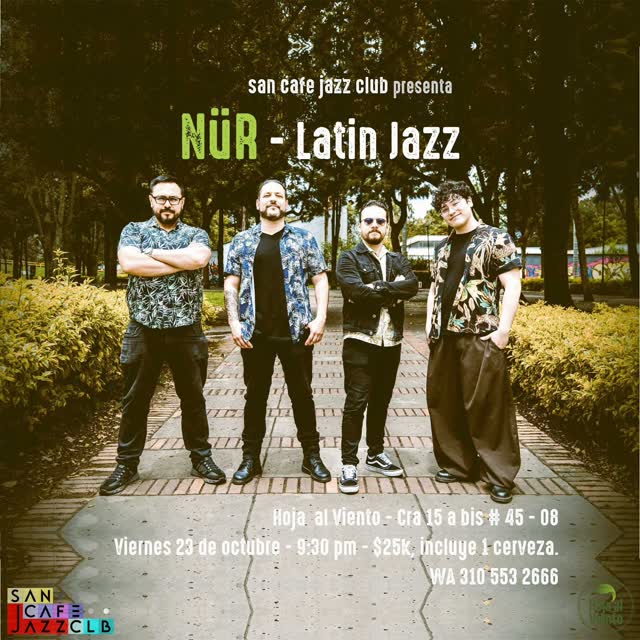 san cafe jazz club presenta Nür - Latin Jazz
