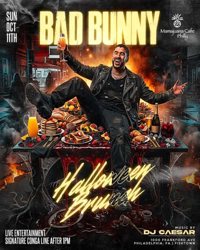 BAD BUNNY HALLOWEEN BRUNCH