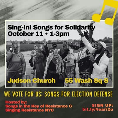 Singing Resistance Community Gathering