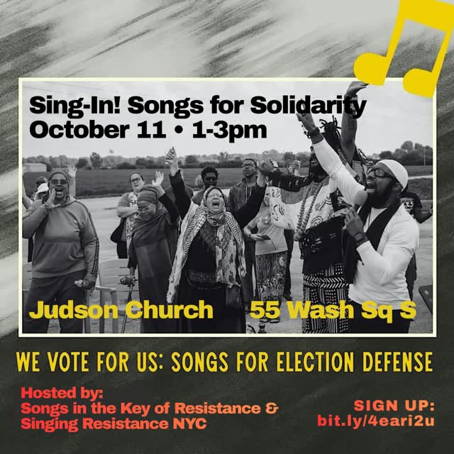 Singing Resistance Community Gathering