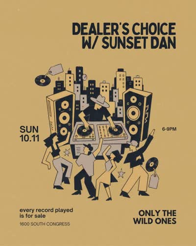 DEALER’S CHOICE WITH SUNSET DAN