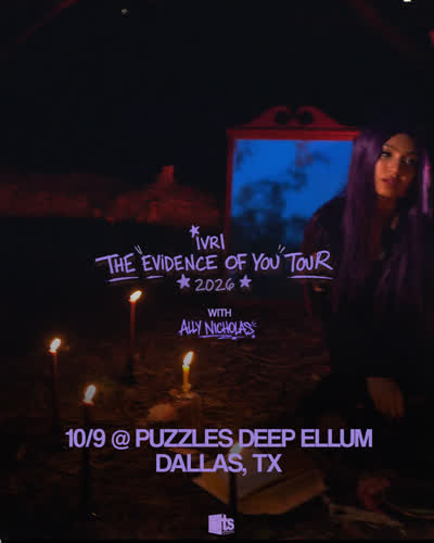 Ivri's The "Evidence Of You" Tour with Ally Nicholas