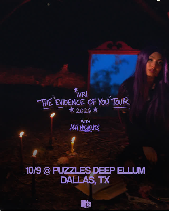 Ivri's The "Evidence Of You" Tour with Ally Nicholas