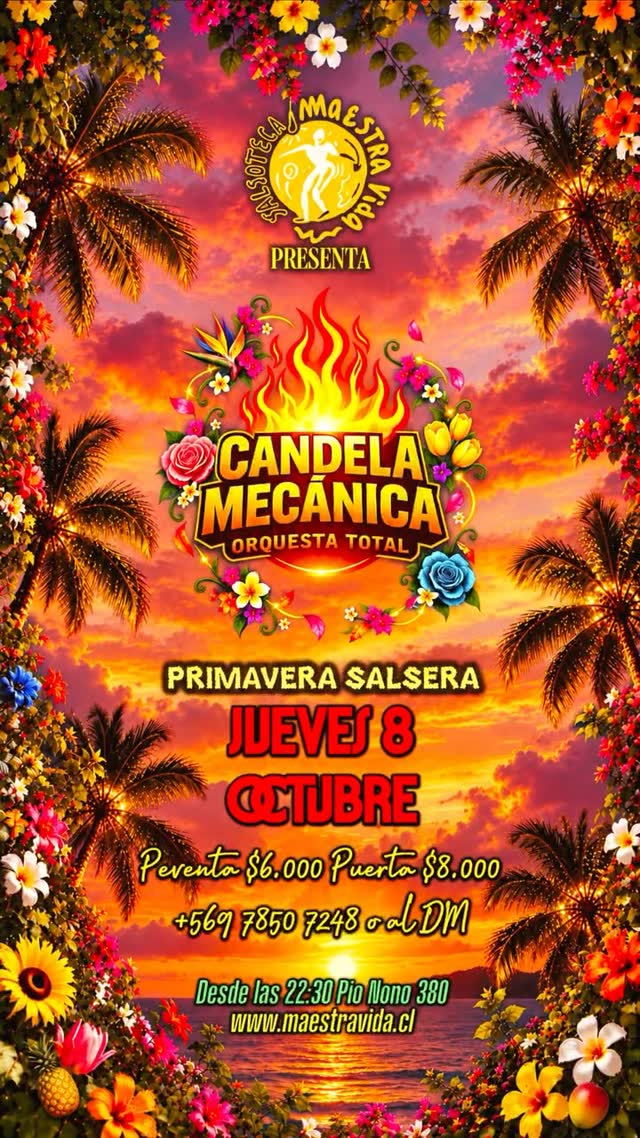 Candela Mecanica Orquesta Total - Primavera Salsera
