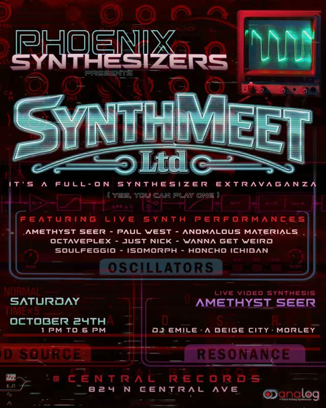PHOENIX SYNTHESIZERS SYNTH MEET
