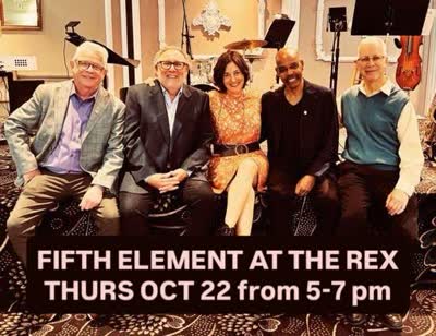 Fifth Element jazz quintet returning to The Rex Hotel